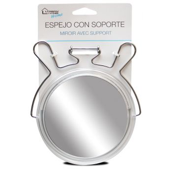 Specchio da bagno con supporto