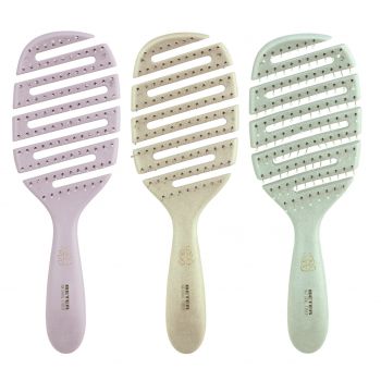 Pennello a scheletro flessibile in fibra naturale