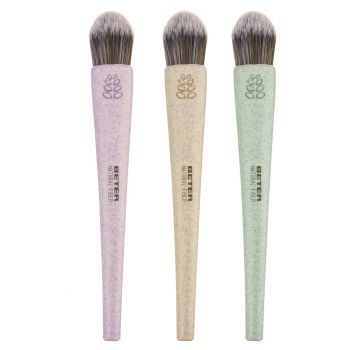 Pennello make-up fluido in fibra naturale