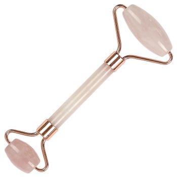 Massaggiatore facciale al quarzo rosa &amp; rose