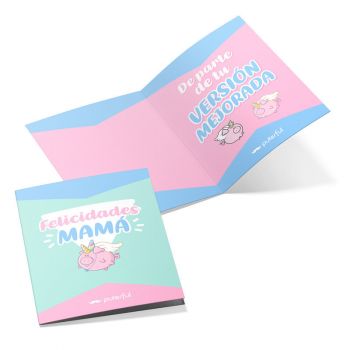 Biglietto di congratulazioni mamma Biglietto di congratulazioni mamma