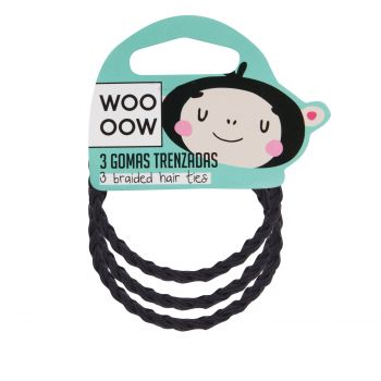 Set di 3 Gomme Trecciate