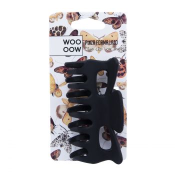 Pinza nera a forma di fiocco
