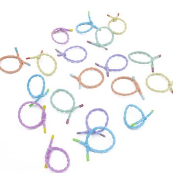 Little Princess Set Mini Gomma Multicolore Ondulata