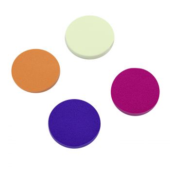 Set di 4 spugne per make-up rotonde