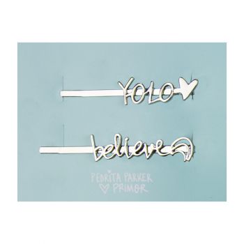 Set de 2 barrettes YOLO