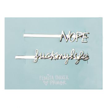 Set de 2 barrettes Nope