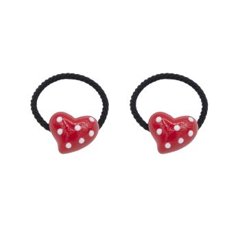 Set di 2 elastici Cuore