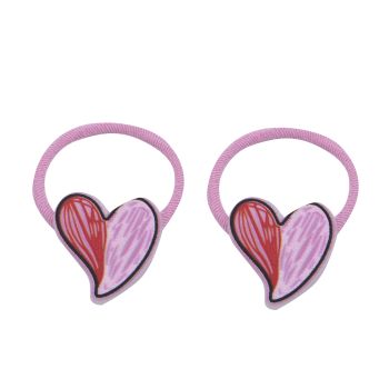 Set di 2 elastici Cuore divertente