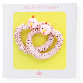 Little Princess Set 2 Scrunchies di Animaliti Rosa