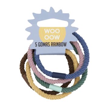 Set 5 Gomma per il design Curly Multicolor