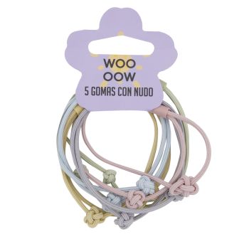 Set 5 Gomme Doppia Torta con Nudo