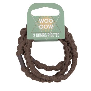 Set 3 Gomme Finiture Marrone