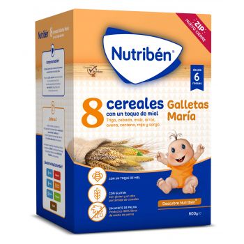 Pappa 8 Cereali con Miele e Biscotto Maria
