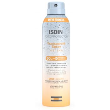 Spray solare pelle bagnata
