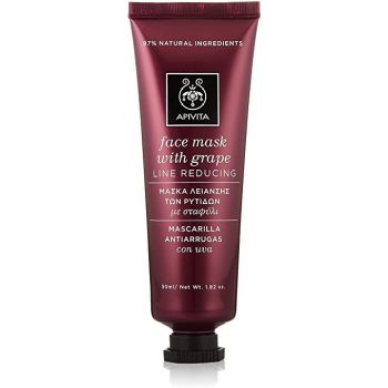 Maschera viso antirughe all'uva
