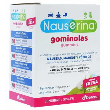 Nauserina Gominolas per prevenire nausea, capogiri e vomito