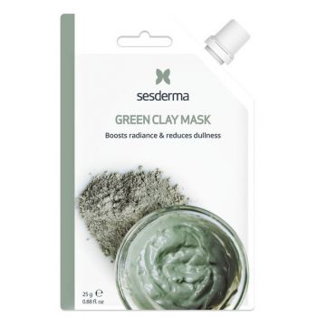 Maschera per il viso all’argilla verde