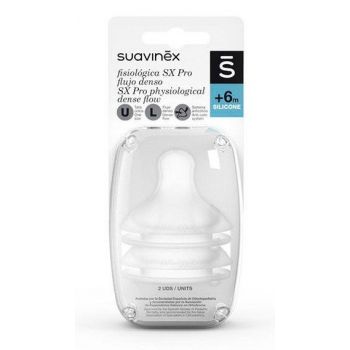 Tettarella Fisiologica SX Pro Silicone Flusso Medio 6m+