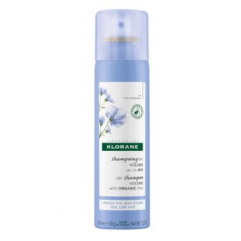 Shampoo secco bio ai semi di lino