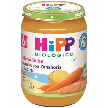 Barattolo di salmone con Zanahoria e Patata +6 mesi