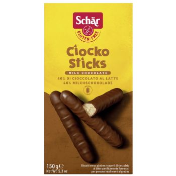 Ciocko Sticks Biscotti al cioccolato al latte senza Gluten