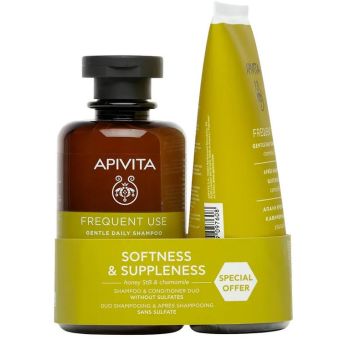 Shampoo + balsamo per uso quotidiano con camomilla e miele