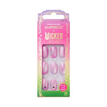 imPRESS x Wicked For Good Non dovrebbe essere più rosa? Unghie false