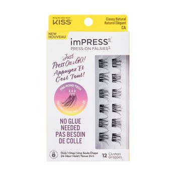 Press-On False Natural Ciglia Finte