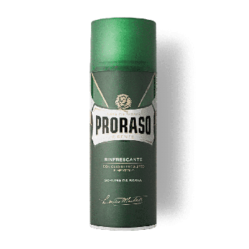 Schiuma da barba rinfrescante con olio di Eucalipto e Mentolo