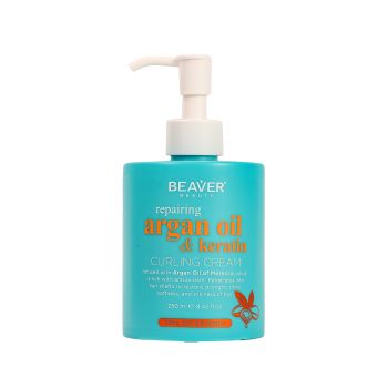 Crema per ricci all'olio di argan e keratin