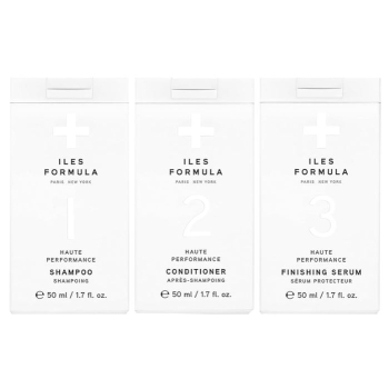 Zestaw do pielęgnacji włosów na podróż „The Mini Essentials” (3 etapy)