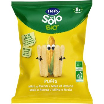 Solo Bio Snack Puffs Mais e Avene +8 mesi