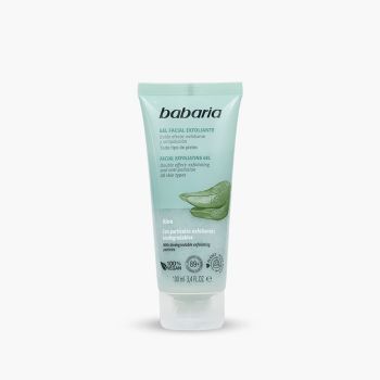 Gel viso esfoliante all'aloe