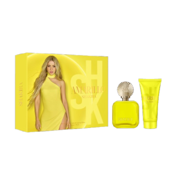 Cofanetto giallo per l'Eau de Parfum