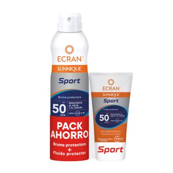 Pack Sunnique Spray protettivo per lo sport SPF50 + Spray per il viso SPF50