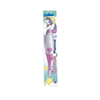 Spazzolino per Bambini Unicorno 2-8 Anni