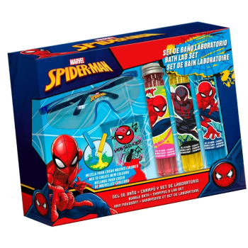 Set de Baño Marvel Spiderman Laboratorio