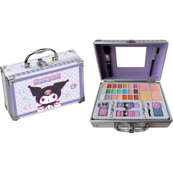 Kuromi Astuccio per make-up in alluminio