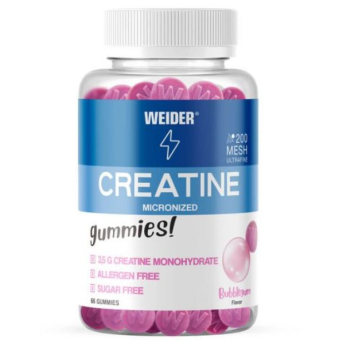 Micronized Creatine 200 Mesh Gummies Bubblegum