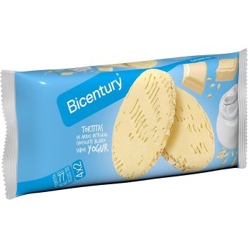 Gallette di riso integrale con cioccolato bianco aromatizzato allo yogurt