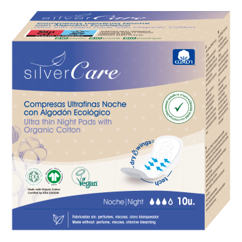 Assorbenti ecologici da notte con ali