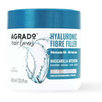 Maschera per capelli con filler di fuoco ialuronico
