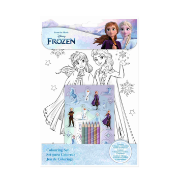 Set da colorare frozen con adesivi