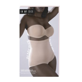 SEAMLESS SCLUP PANTALONCINI MODELLANTI BEIGE A VITA ALTA