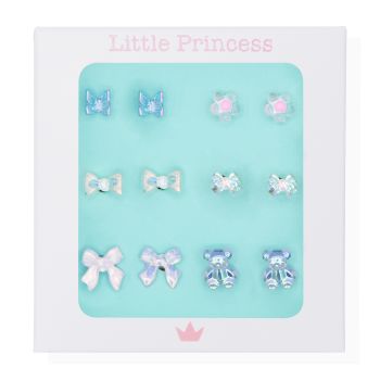 Little Princess Set 6 Coppia di Orecchini Colorful