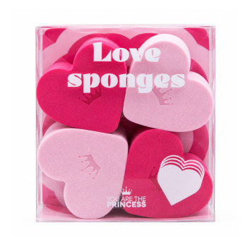 Must have set di 4 spugne love spugne cuore