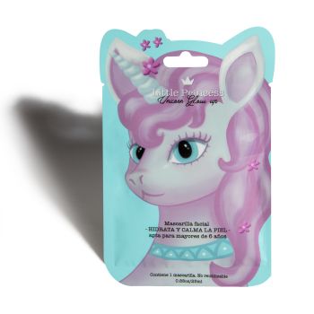 Maschera viso little princess unicorn glow
