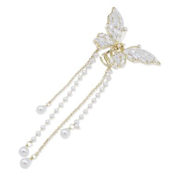 Oh My Hair Farfalla con strass mini clip per capelli