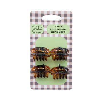Set de 4 mini pinces à forte tenue